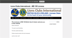 Desktop Screenshot of lionessclub.org