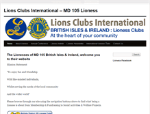 Tablet Screenshot of lionessclub.org